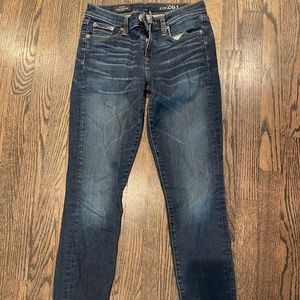 J. Crew navy blue skinny jeans